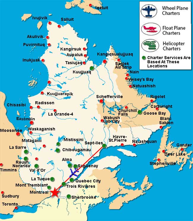 Sept Iles Charter Flights